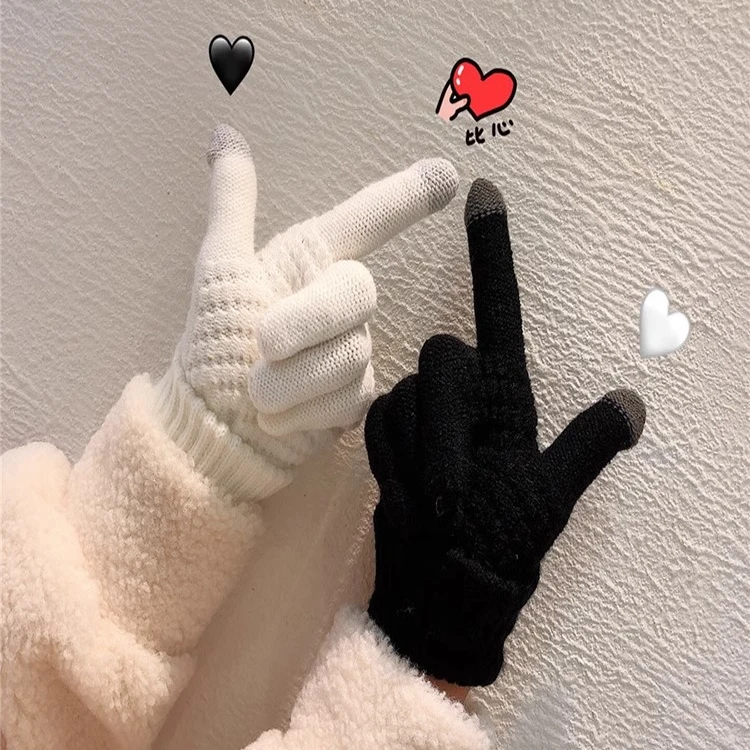 手套女冬季韩版可触屏加绒加厚保暖防寒【直播间专属链接】