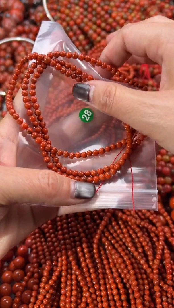 未镶嵌手串南红玛瑙4+