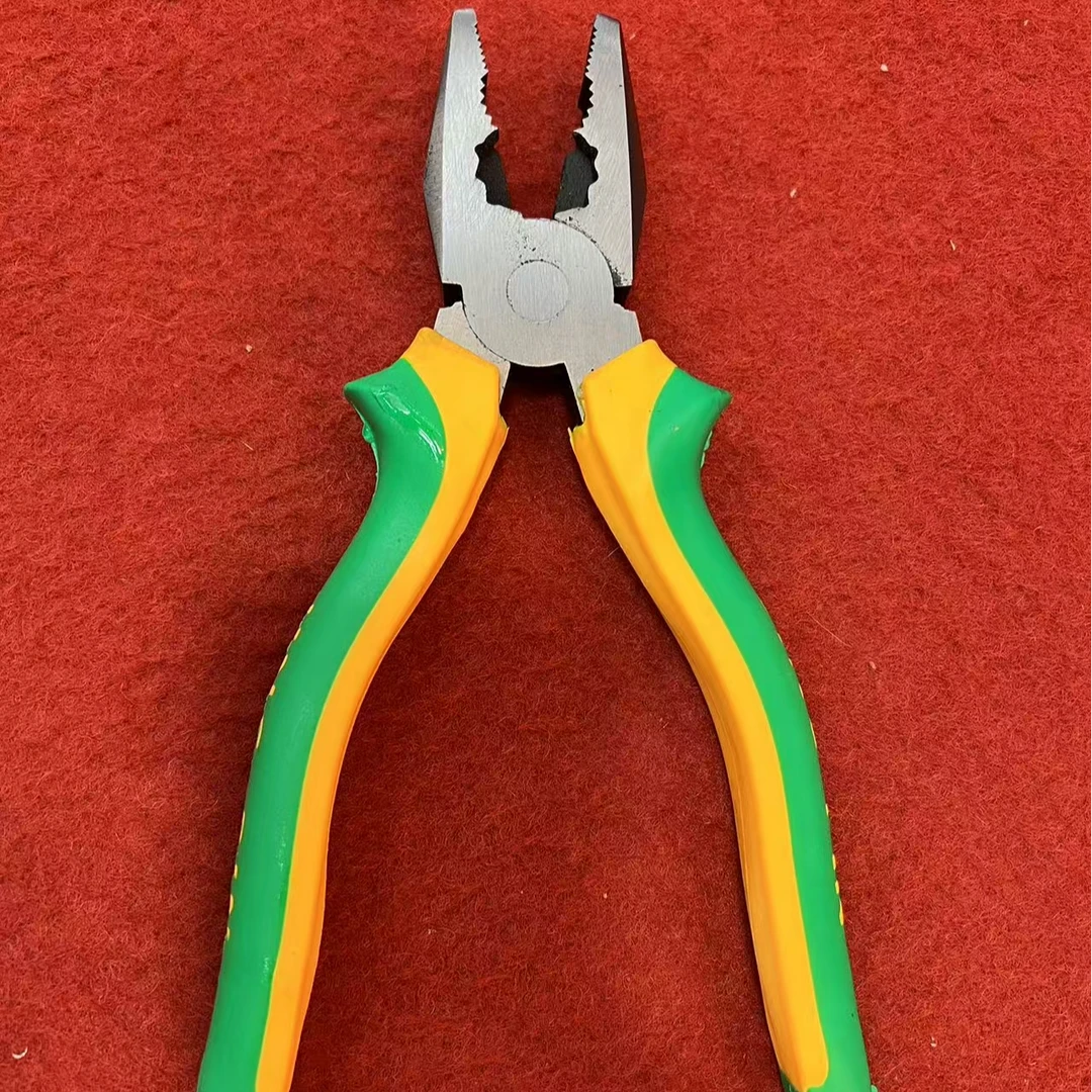 （绿黄柄）8寸工业级老虎钳钢丝钳