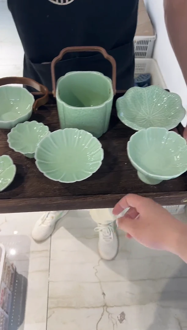 瓷片微瑕商品，介意勿拍-盘