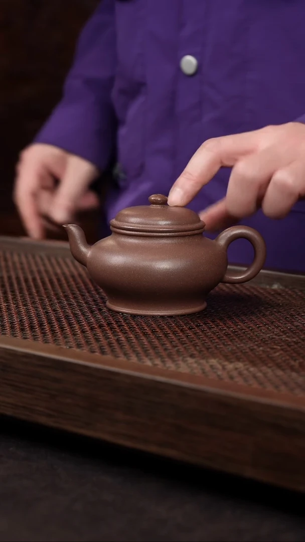 【闪购商品】紫砂茶壶老紫泥宫灯