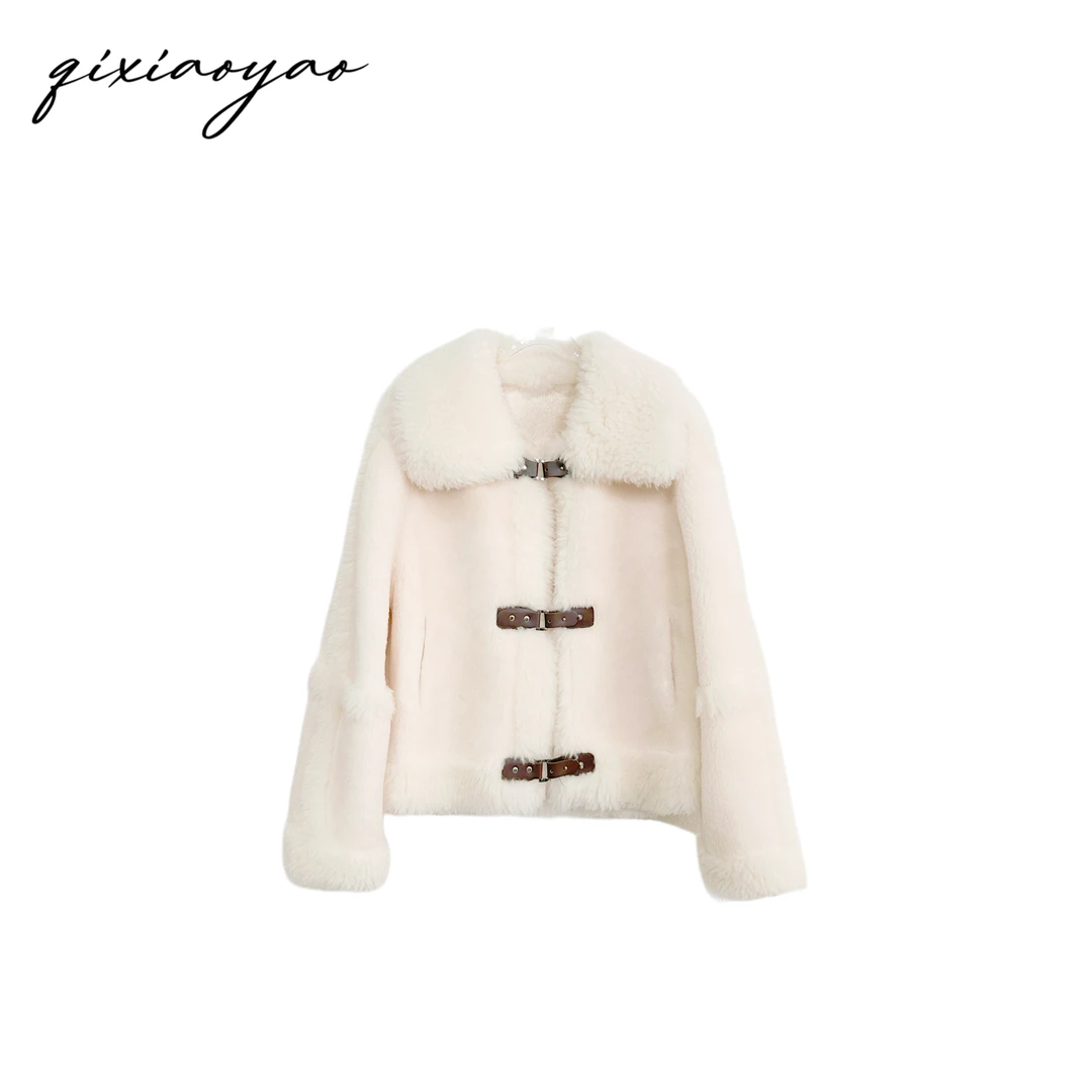 2024秋冬新款全羊毛短款外套#BHXHR88665