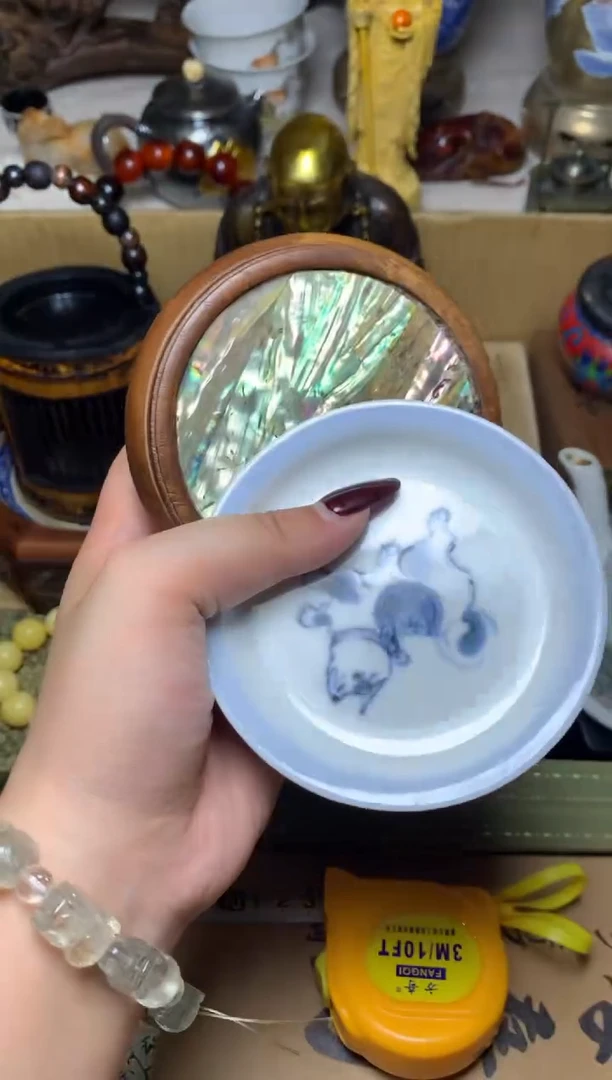 紫砂盖碗瓷器默认微瑕瓷器
