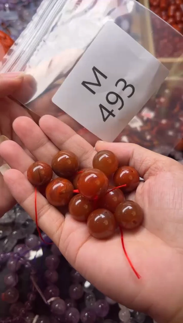 未镶嵌南红玛瑙珠宝奇石M493-15散珠