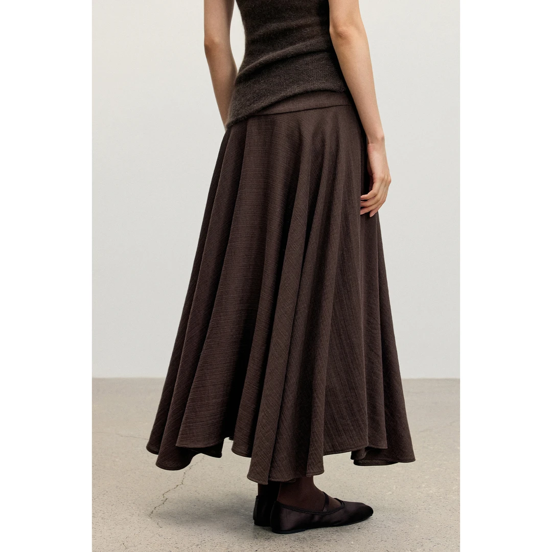 MURMUR MI 25AW 伞形裙摆半身裙