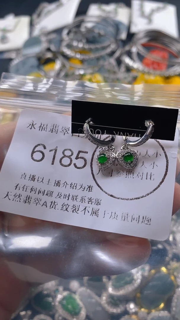 翡翠未镶嵌吊坠(不含链)6185