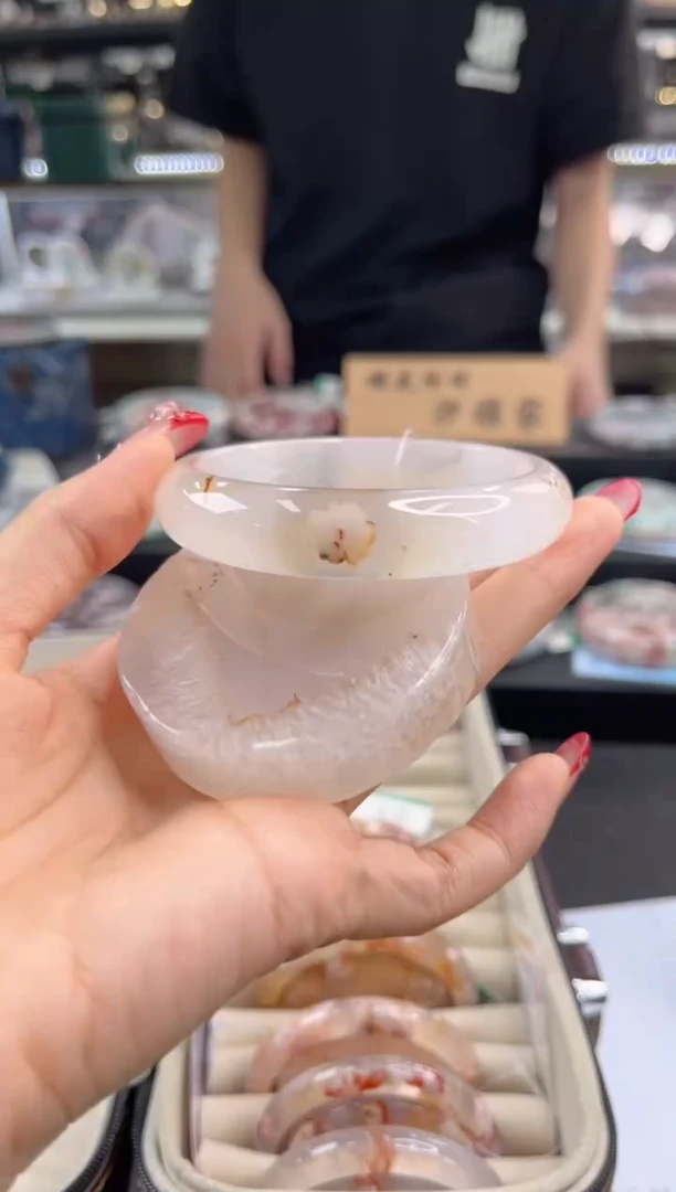 未镶嵌手镯石英质玉60圈口 （赠品镯心）329813