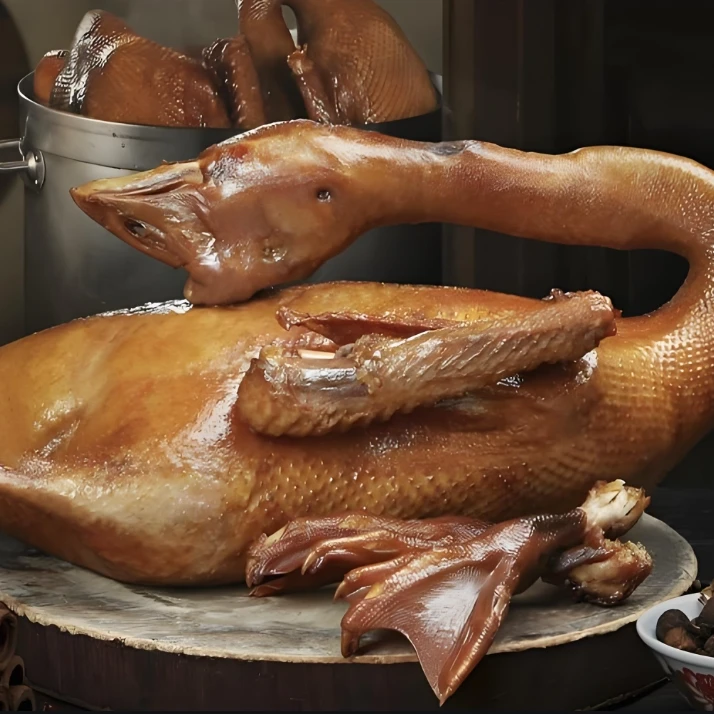 萧湾镇五香盐水鹅（只用500天左右大奔头老鹅）