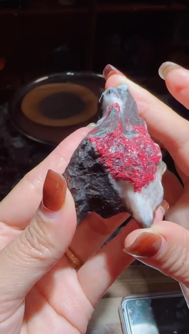 天然辰砂朱砂毛料10