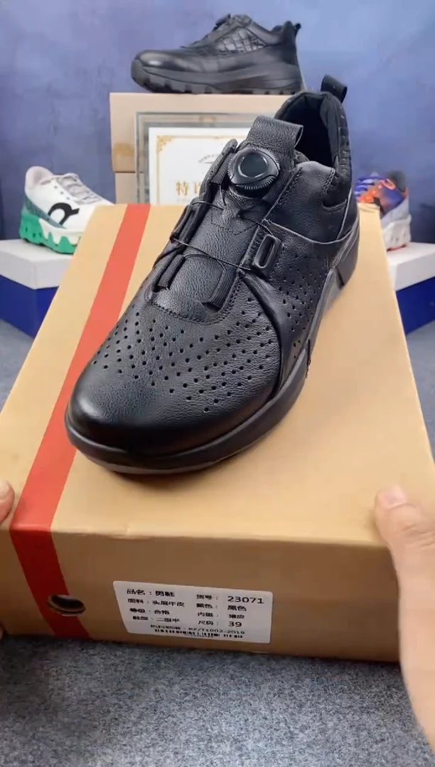 23071头层牛皮跨境多功能皮鞋（微瑕）皮鞋尺码39