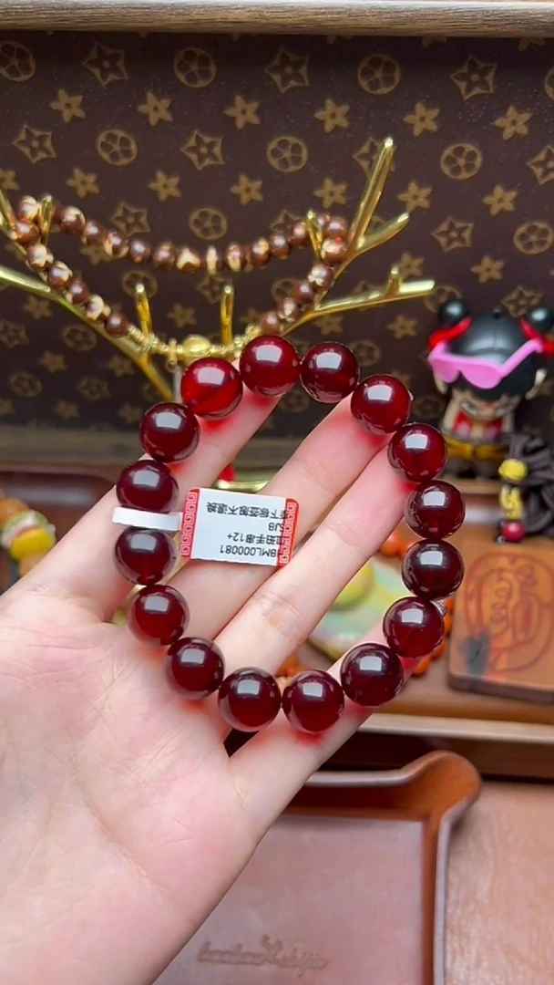 未镶嵌血珀手串HBML000081