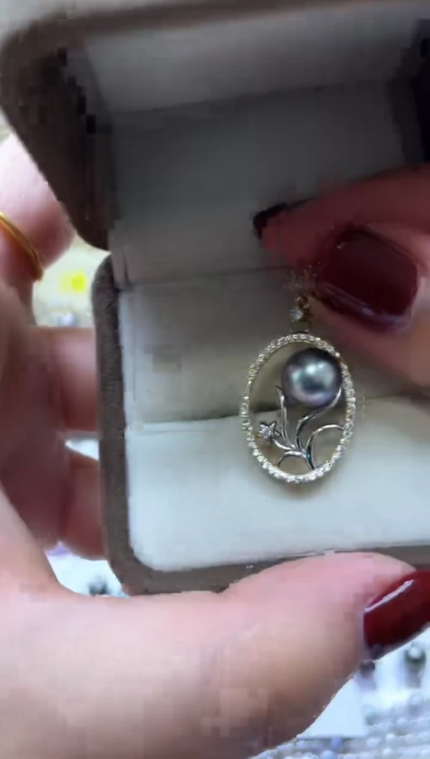 【闪购商品】海水珍珠颈饰银S925镶嵌1