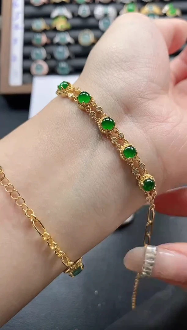 银S925镶嵌戒指翡翠51151