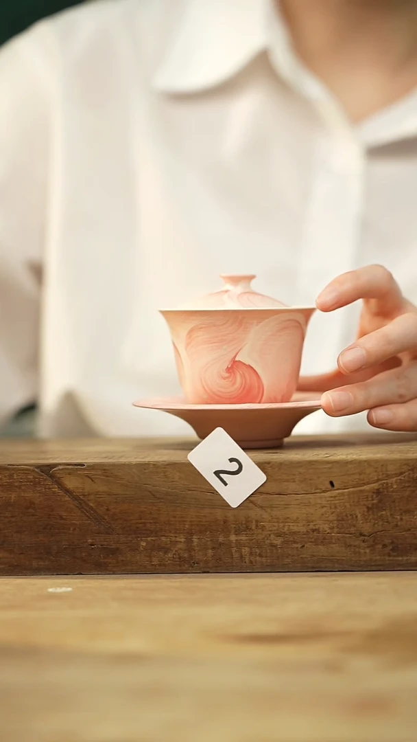 瓷片粉引·系列/设计师 牧渔 款