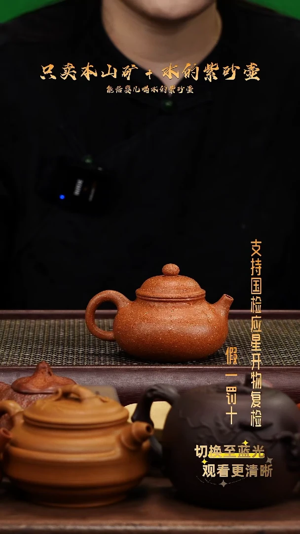 茶壶紫砂金降坡容天壶