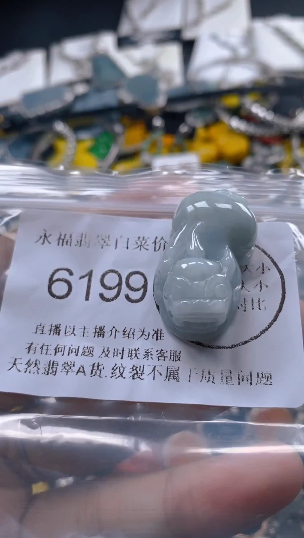 翡翠未镶嵌吊坠(不含链)6199