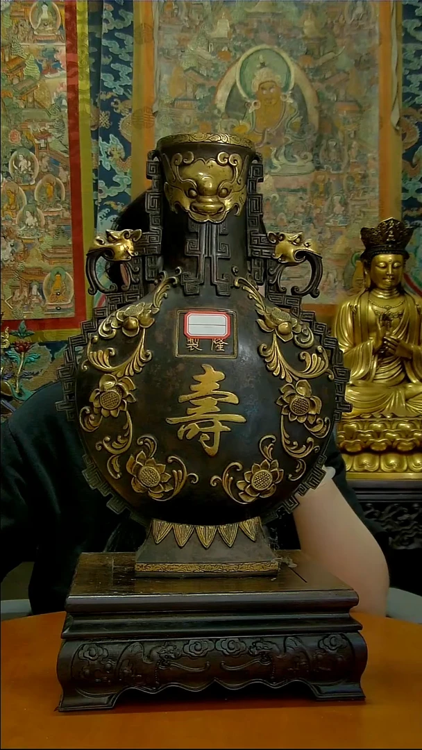 造像铜像铜造像铜像瓶