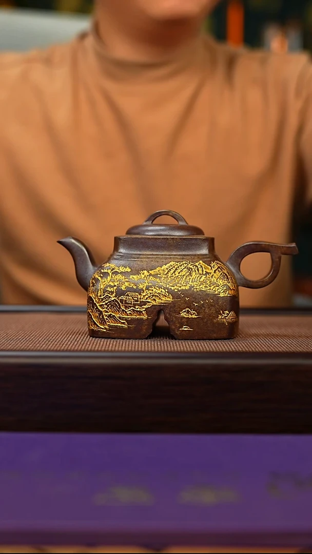 茶壶紫砂原矿紫砂手工茶壶