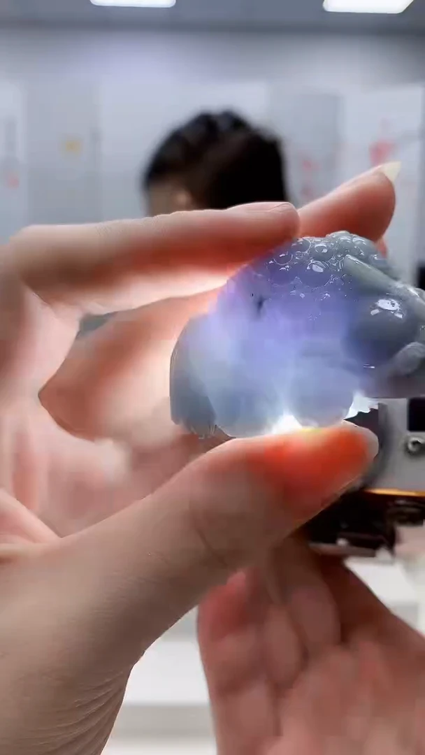 未镶嵌定制翡翠3099ry-毛货挂件146