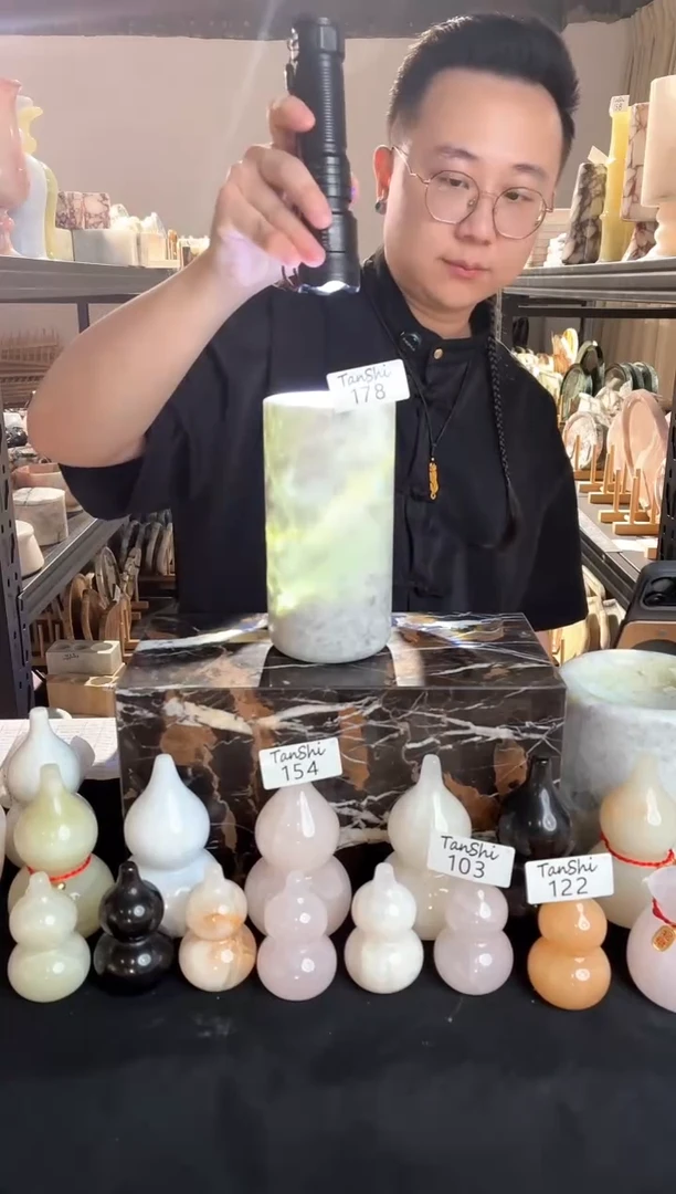 石材178芬迪蓝花瓶