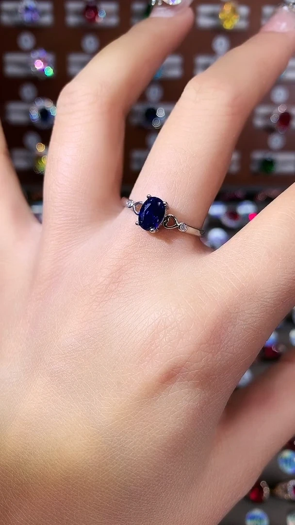 戒指蓝宝石未镶嵌57