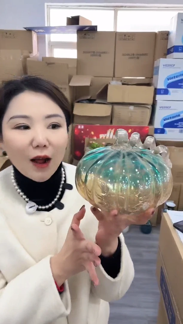 【闪购商品】琉璃椿疆花器A-7晚