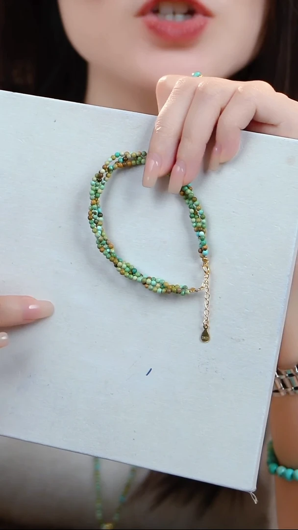 未镶嵌绿松石手链手链