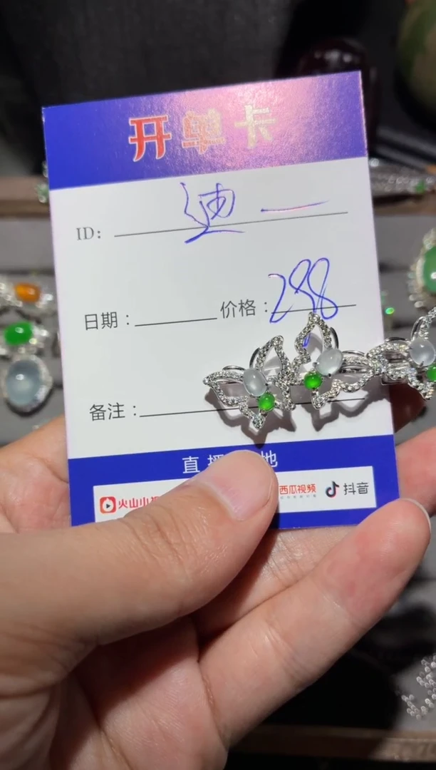颈饰银S925镶嵌翡翠迪****痣0097675588
