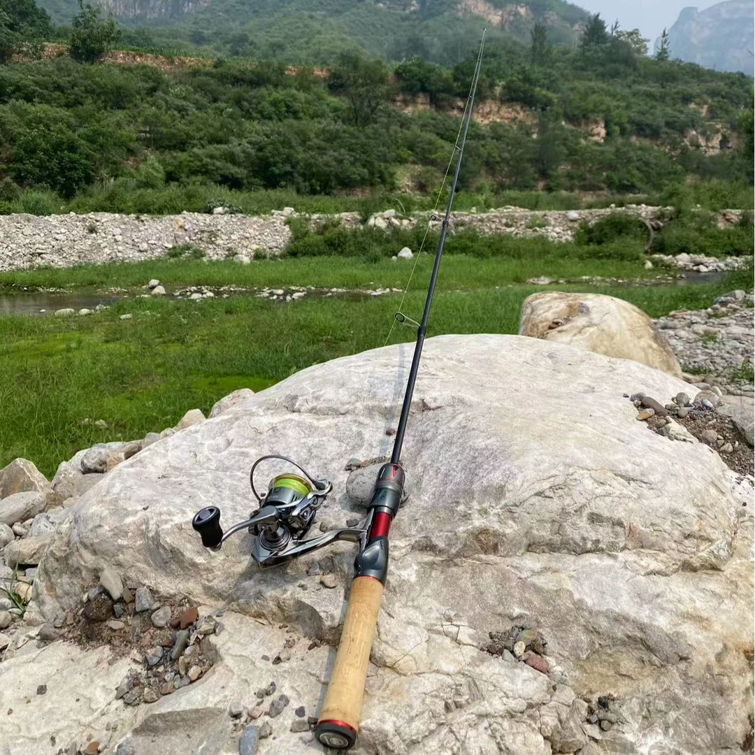 玛熙洛玛熙洛mini伸缩路亚竿UL+硬度便携振出逗钓竿碳素抛投顺畅