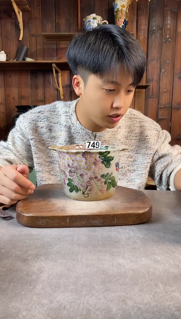 碗740新手工手绘开窑上新