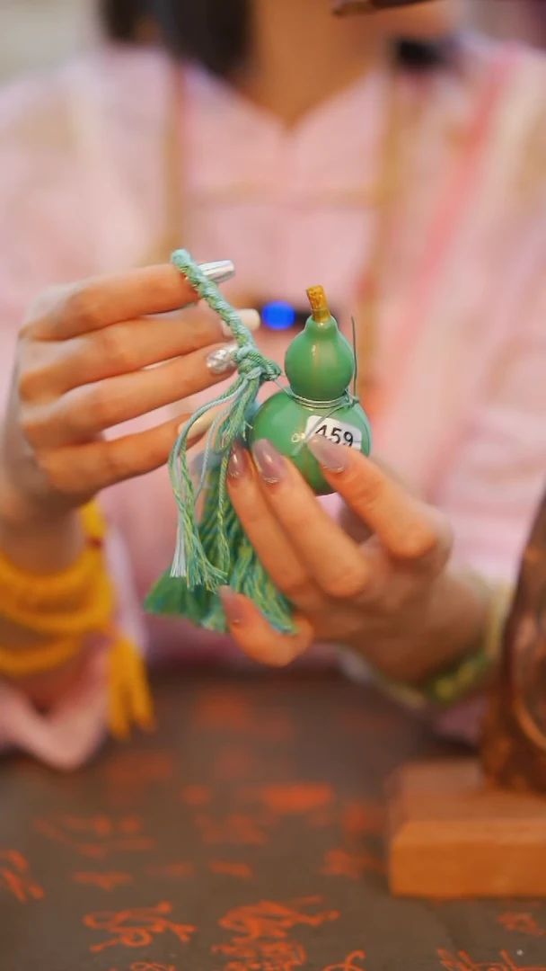 459非遗漆手艺工天然葫芦文玩福禄