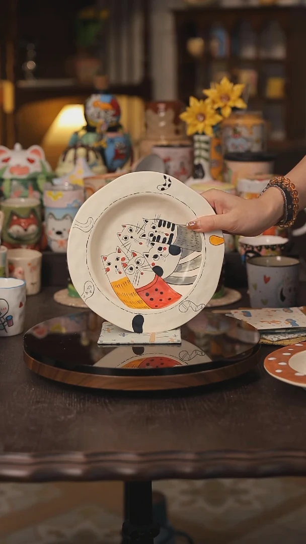 景德镇釉下彩绘设计师款式陶瓷