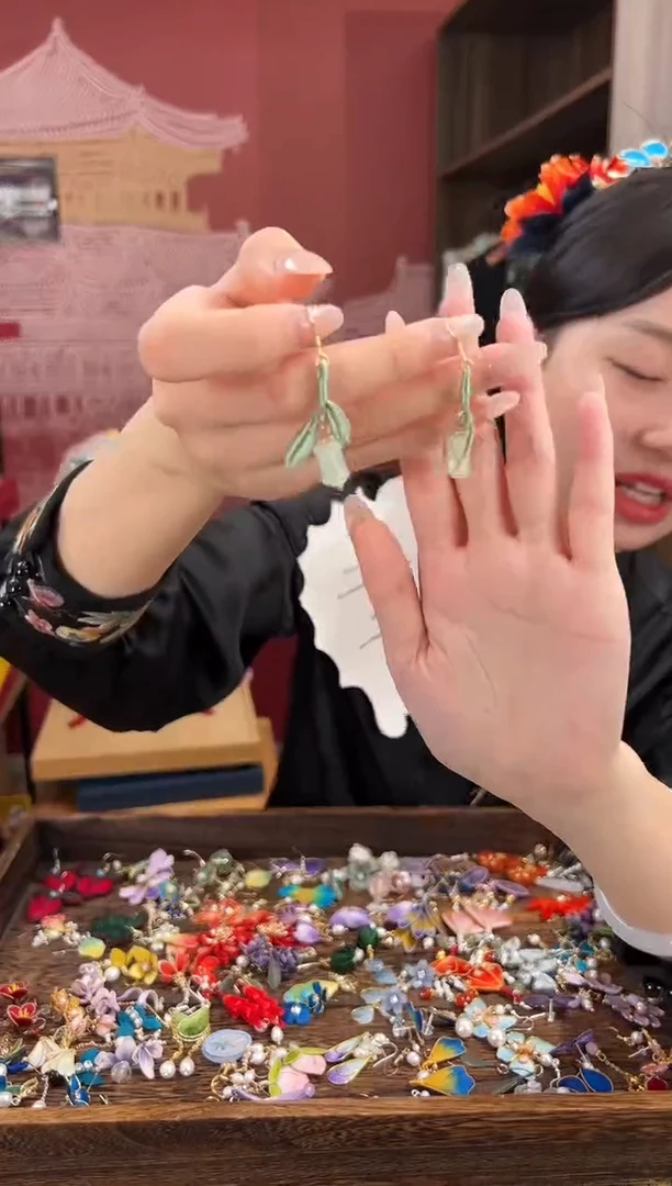 【闪购商品】刺绣苏绣世家非遗手工（耳环）