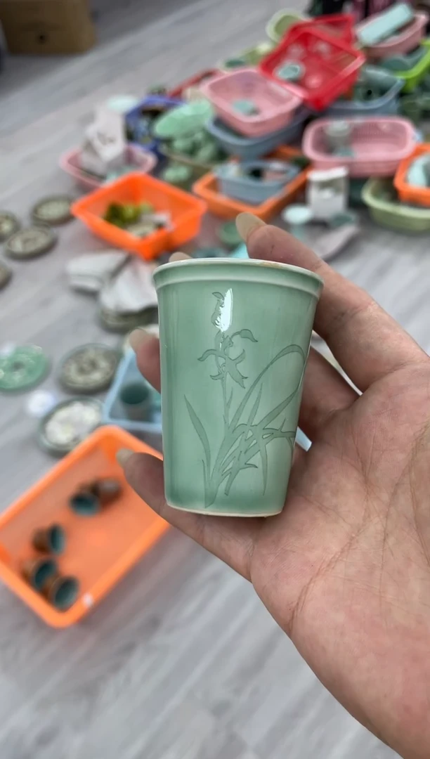 特价福利 微瑕 慧仙青瓷