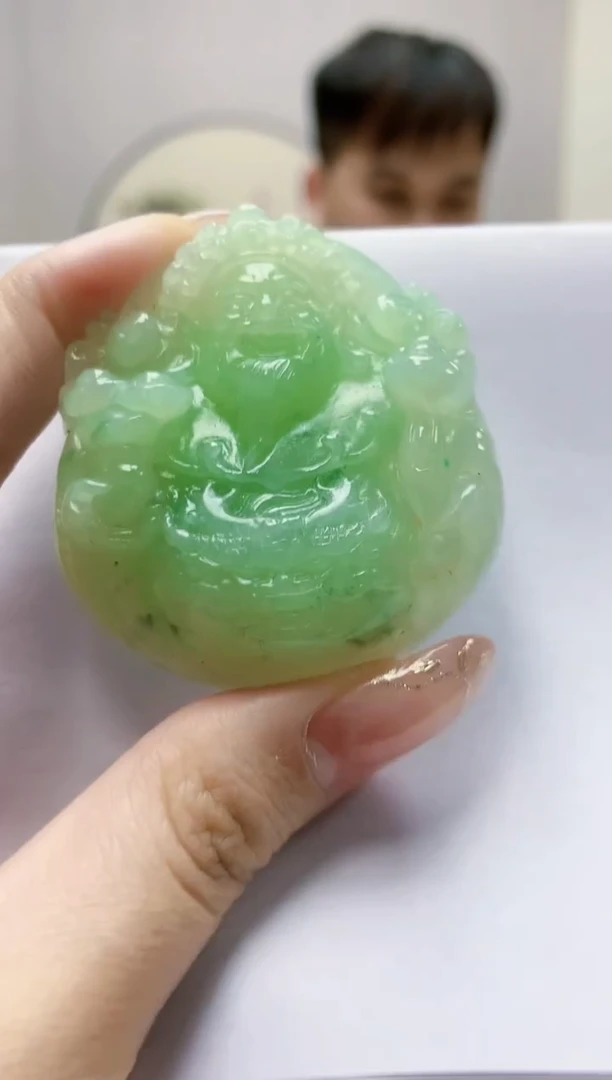 未镶嵌定制翡翠4868jw-毛货挂件61