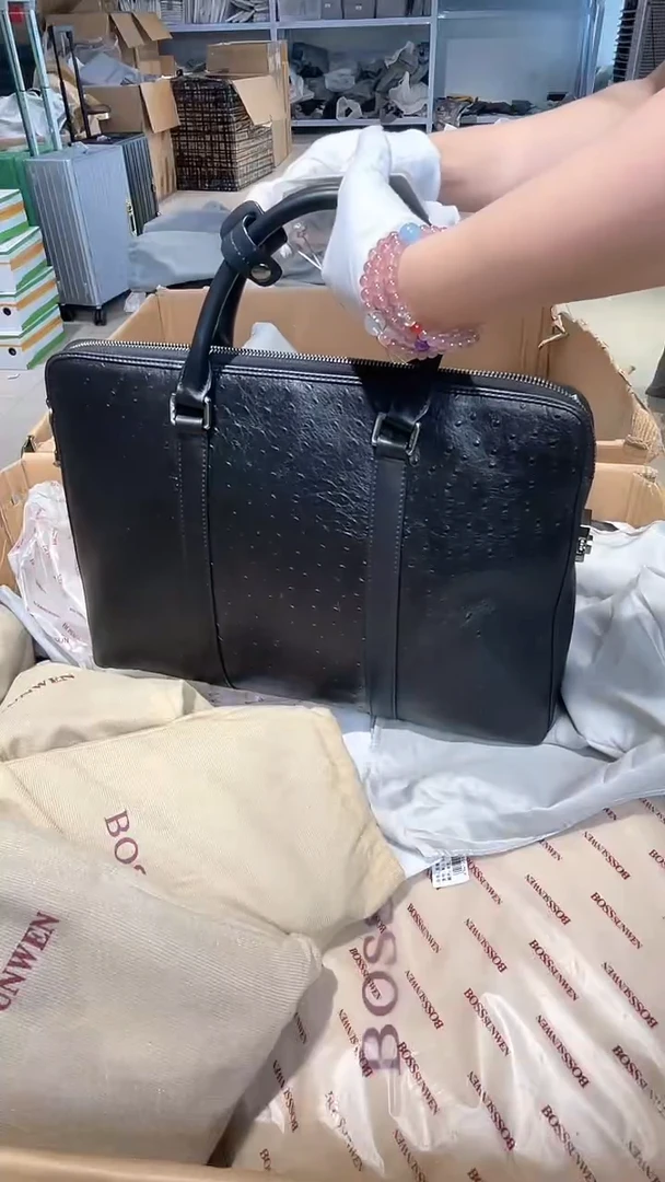 牛皮（革）韩爵绅士包包皮具157