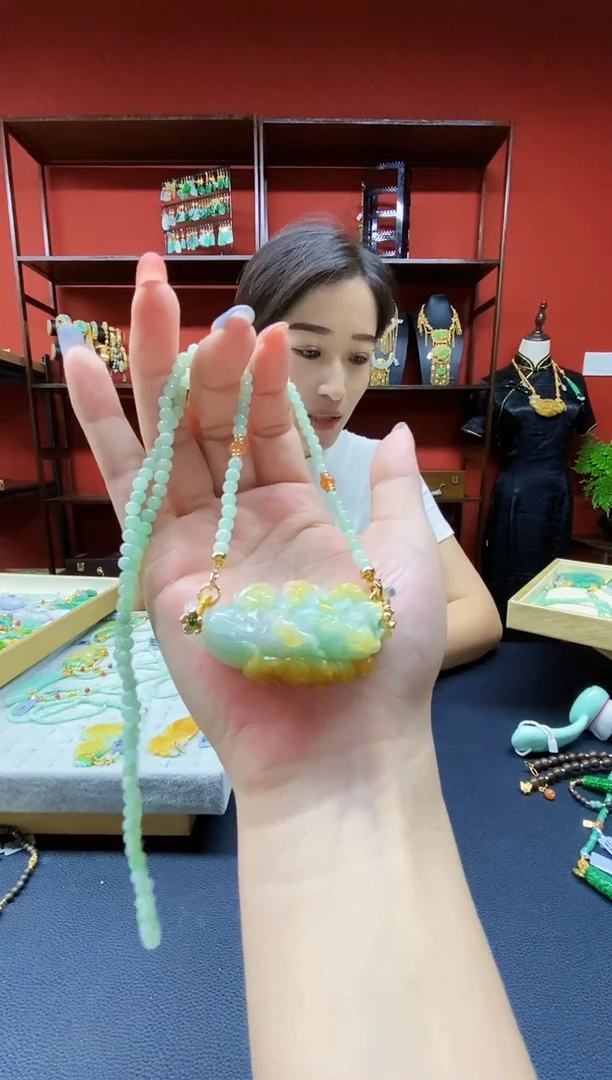 颈饰未镶嵌翡翠翡翠吊坠