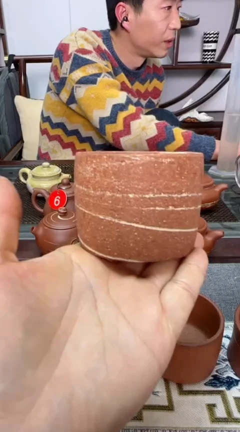 【闪购商品】泥塑胶泥杯子粗陶，原矿全手工