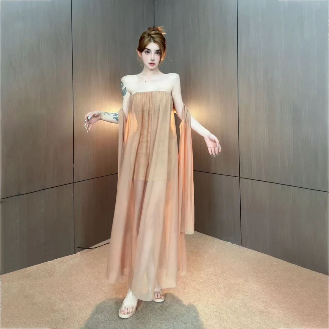 龙怼怼推荐【美人在骨】显瘦赫本风连衣裙气质时尚百搭夏季仙气轻奢