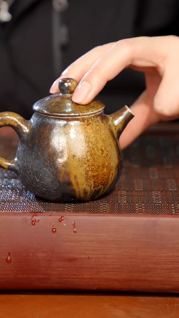 陶瓷奢瓷/瑞寅柴烧茶器（壶）1717