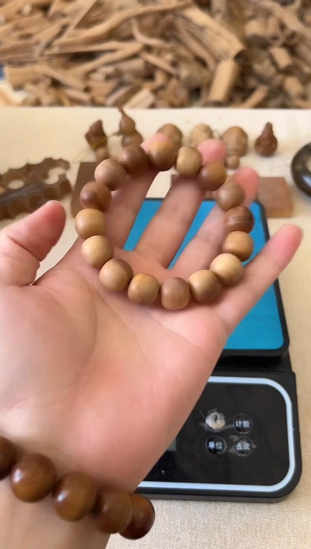 檀香木手串/手链正区老山檀 13*14 老型 树根油