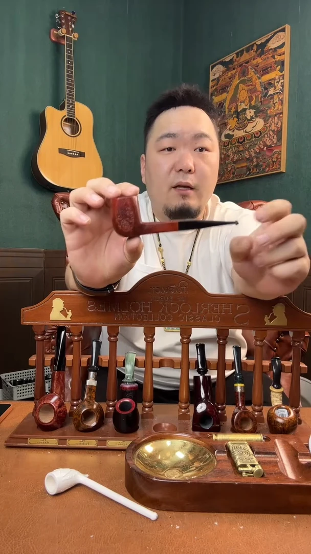 石楠木木雕款意大利进口石楠木烟斗