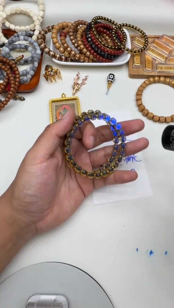 琉璃/树脂/塑料类无相手串