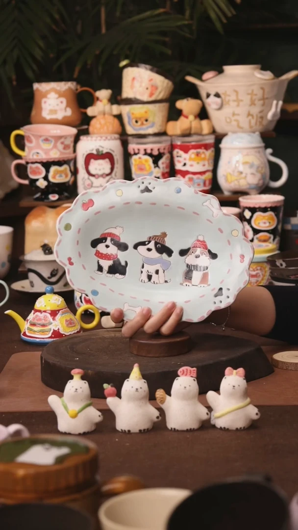 摆件景德镇原创手作陶瓷