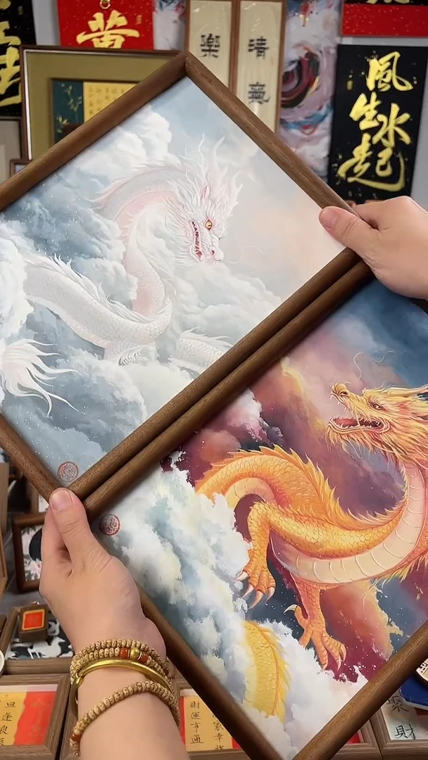 国画纯手绘书法绘画作品