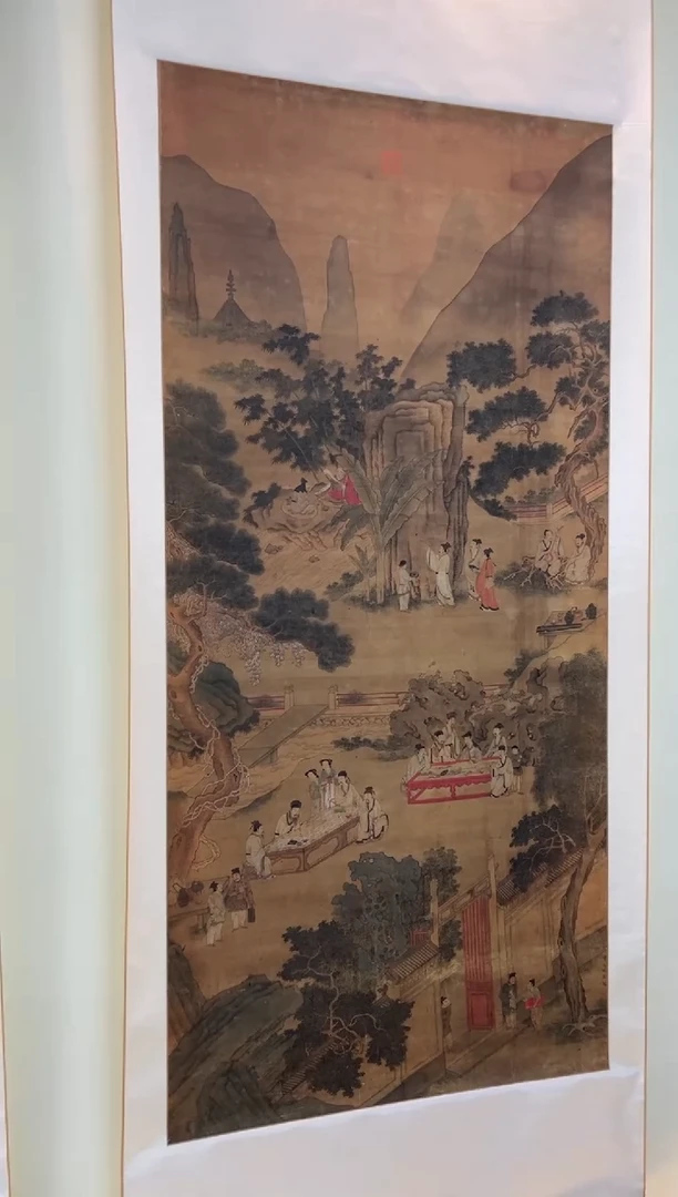 【复刻品】仇英 西园雅集