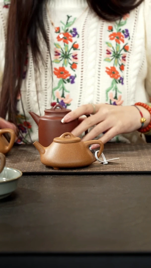 茶壶紫砂冷黄金子冶150cc