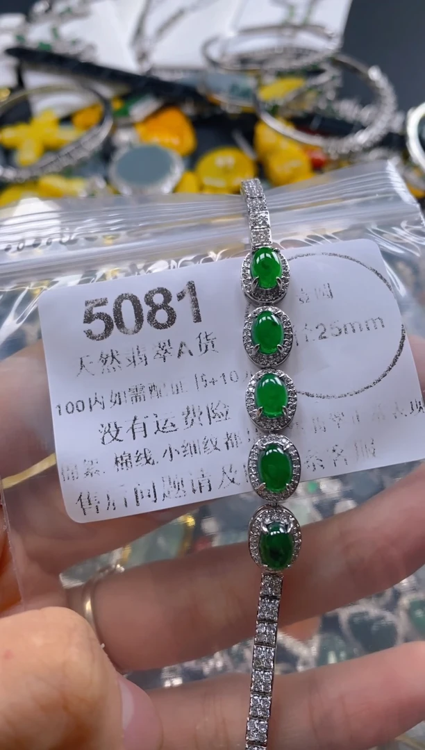 翡翠未镶嵌吊坠(不含链)5081