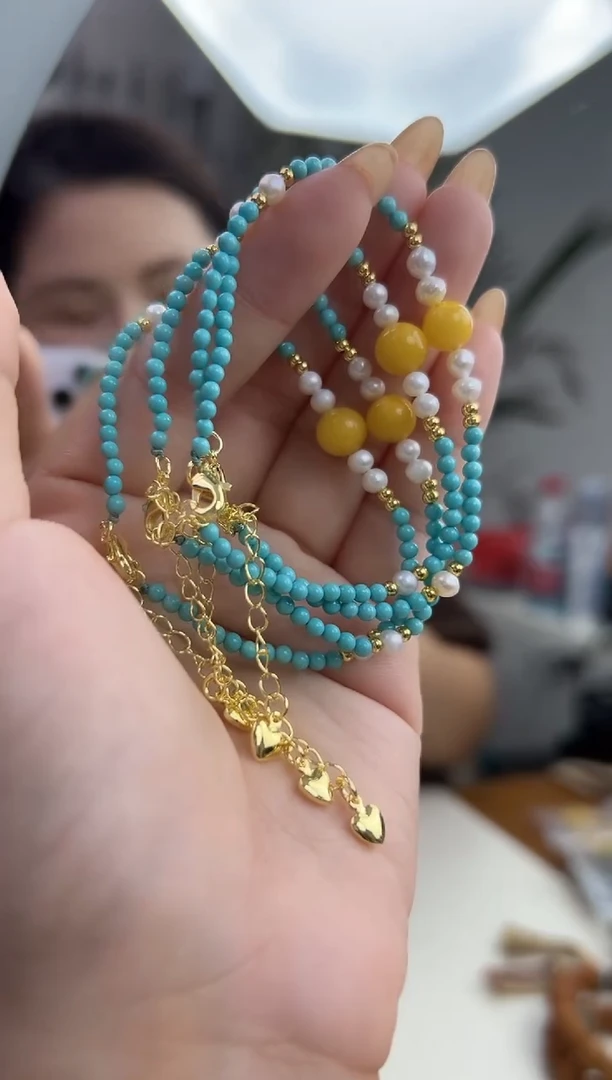 裸石琥珀未镶嵌天然琥珀蜜蜡手链多样性发一条