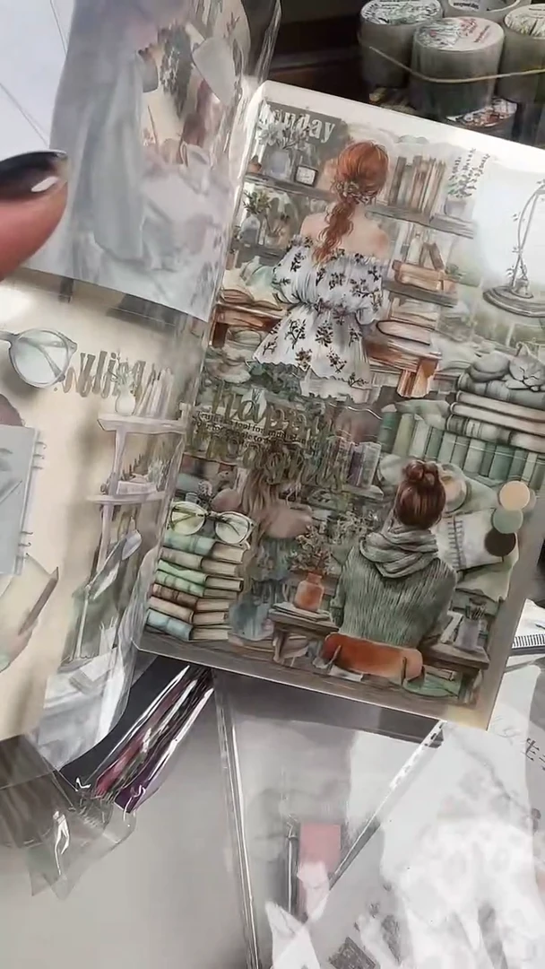 女生手册贴纸本 2本